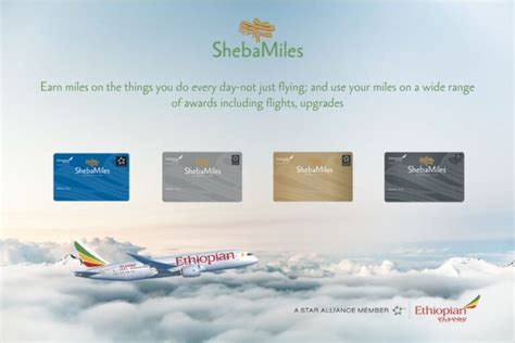 ethiopian airlines miles and more|ShebaMiles